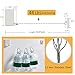 BESy Retractable Clothesline ABS case+Aluminum Dryer with Adjustable Stainless Steel Rope String Hotel Style Heavy Duty, Drill Free & Wall Mounted Method, 13.8 Feets,White