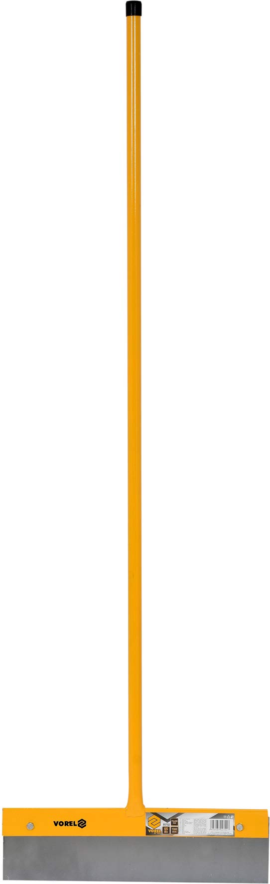 Vorel Raschietto per cemento con manico in metallo, 75 x 400 mm, lunghezza manico: 130 cm, lama in acciaio a molla