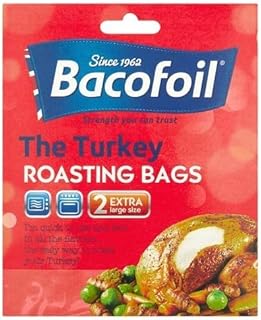 5 x Flavour Seal Roasting Bags for Ovens and Microwaves Perfect Cooking Bags for Roasting Chicken Fish Meat Turkey and Vegetables - Large Size