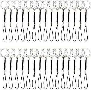 Sunmns Split Key Chain Rings with Lanyards Rope for USB Flash Drive, MP3