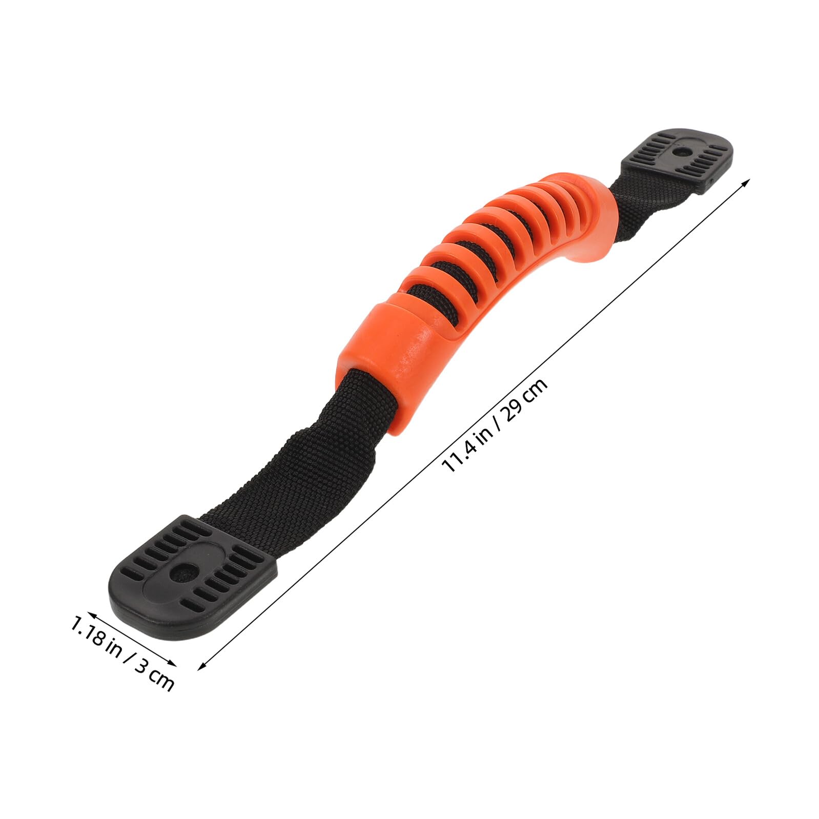 Set 1 Maniglia per Kayak da Trasporto Laterale in Fettuccia Arancione Impugnatura Ergonomica ad Alta Resistenza Kit di Ricambio per Canoa e Barche da Pesca Montaggio Facile e