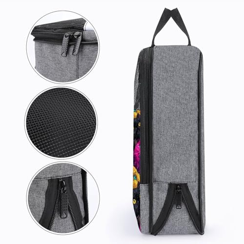 Sac à chaussures de golf pour voyage pour isoler les semelles sales en valise - 5