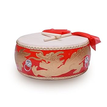 民芸品　楽器　太鼓 全音 合成皮革 宮太鼓 1尺4寸 NO.5096000【ZENON ゼンオン