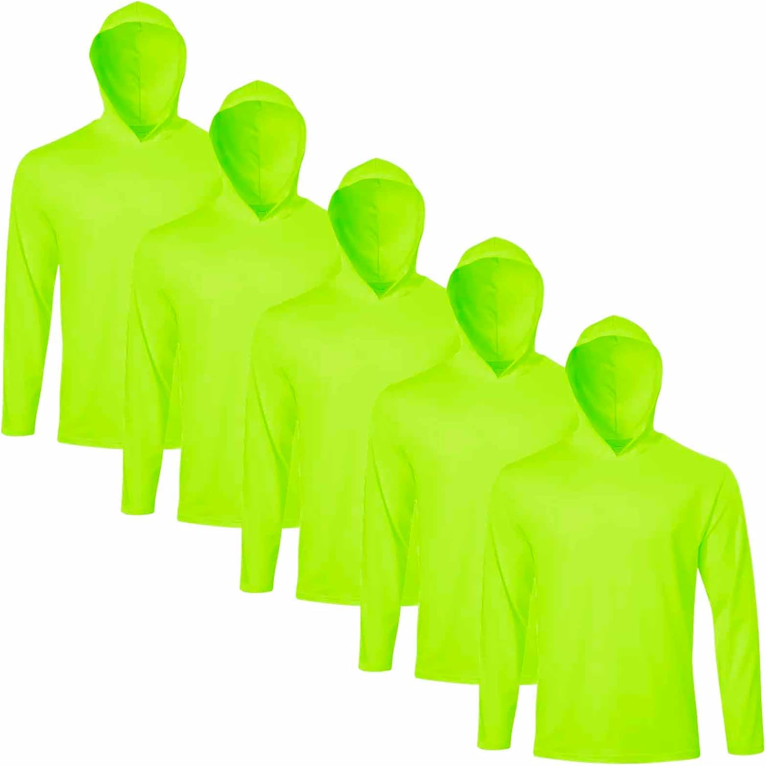 LeeHanTon Men UPF 50+ Sun Protection Hoodie Long Sleeve Shirts Dry-Fit UV Breathable Work Athletic Summer Pullover Sweatshirt