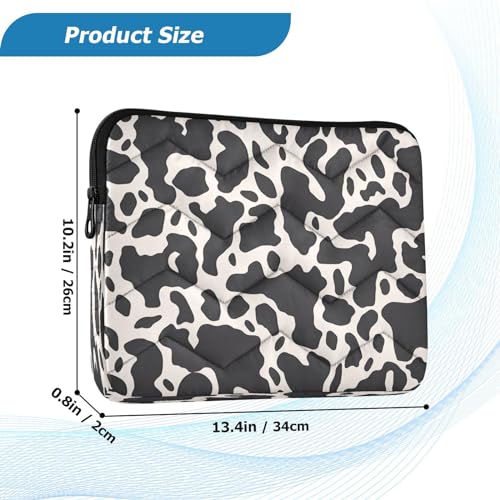 Funda para portátil textura vaca para laptops 13-14 pulgadas miniatura 3