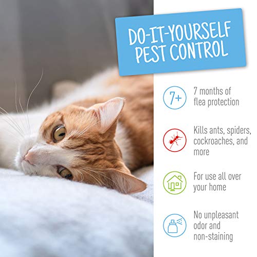 Adams Flea & Tick Indoor Fogger 2 x 3 oz Cans Kills Fleas, Flea