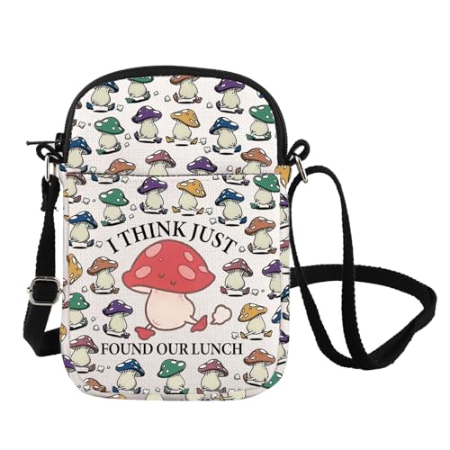 Image of Running Mushroom Merch Crossbody Bag Senshi Anime Lover Gift Walking Mushroom Fan Messenger Bag (OUR LUNCH CB UK)