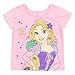 Disney Princess Rapunzel Little Girls T-Shirt Tutu Skirt Scrunchy Set Pink/Purple 6-6X