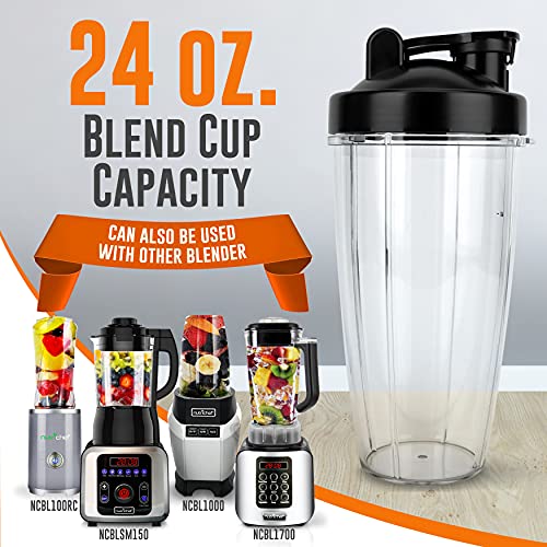 Vaso de repuesto NutriChef 24 oz para licuadora miniatura 7