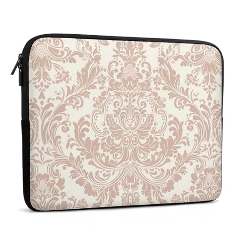 Housse ordinateur portable 17" antichoc élégance beige clair - 5