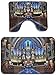 Produktbild Hotyle 2 Stück Badematte Teppich Aura Notre Dame Badezimmer Mat Set Podest Teppich rutschfeste Fußmatte