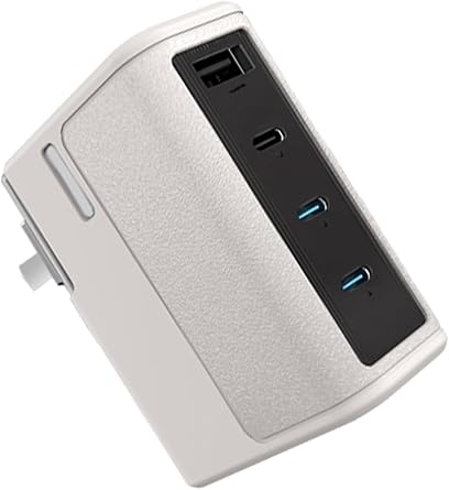 Compatible with CUKTECH 15 140W USB C Charger,UYRUREL Premium Sillence Material,Shock-Absorbing and Anti Drop Protection Soft Shell,Gray