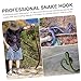 Kisangel Retractable Reptile Hook Professional Snake Catching Tool for Handling and Wild Catching of Snakes Easy to Carry and Design