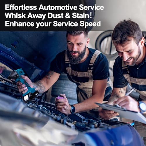 Luftgebläse Bürstenloser Hochgeschwindigkeitsmotor Kompatibel mit Makita 18v Akku Luftdüster Laubbläser für Camping, BBQ & Werkstatt (Akku Nicht enthalten) – Bild 6