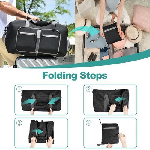 Image of Dimayar 85L Foldable Duffle Bag, Travel & Weekender, Overnight, Gym