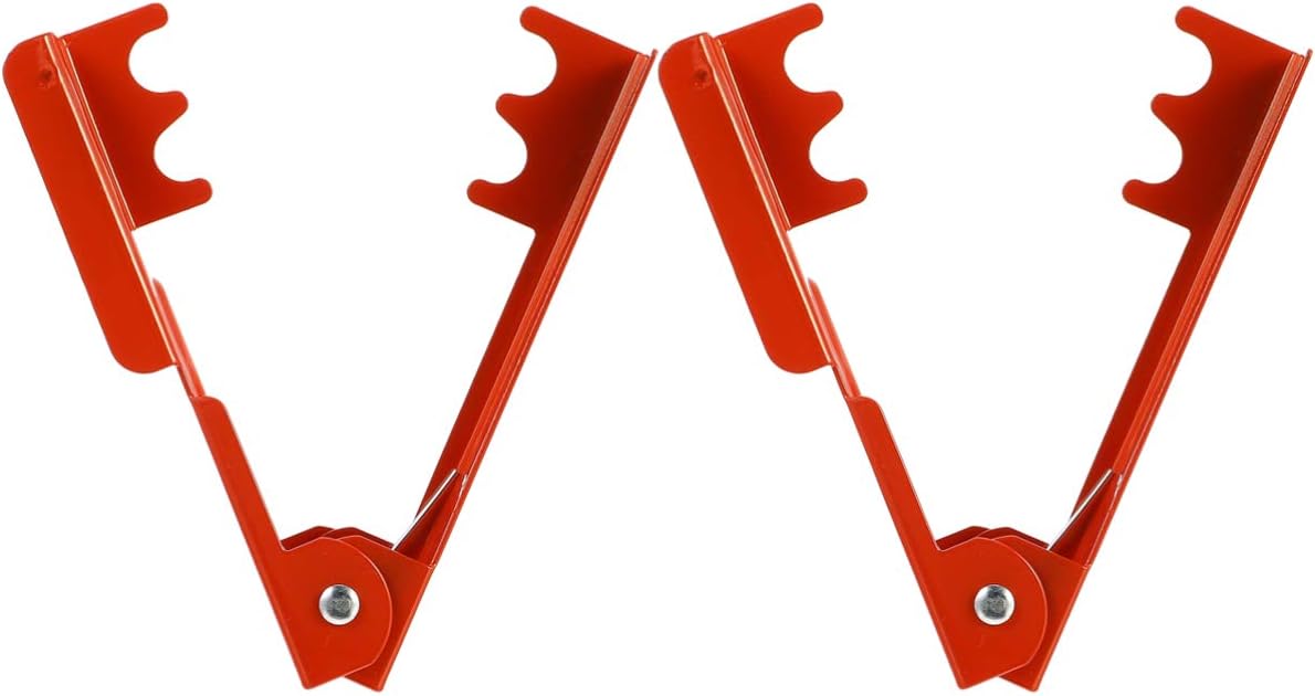 Yardwe Rose Thorn Stripper Pliers 2-Pack Metal Burr Cutter with Spring for Garden Floral Stem Thorn Removal Tool