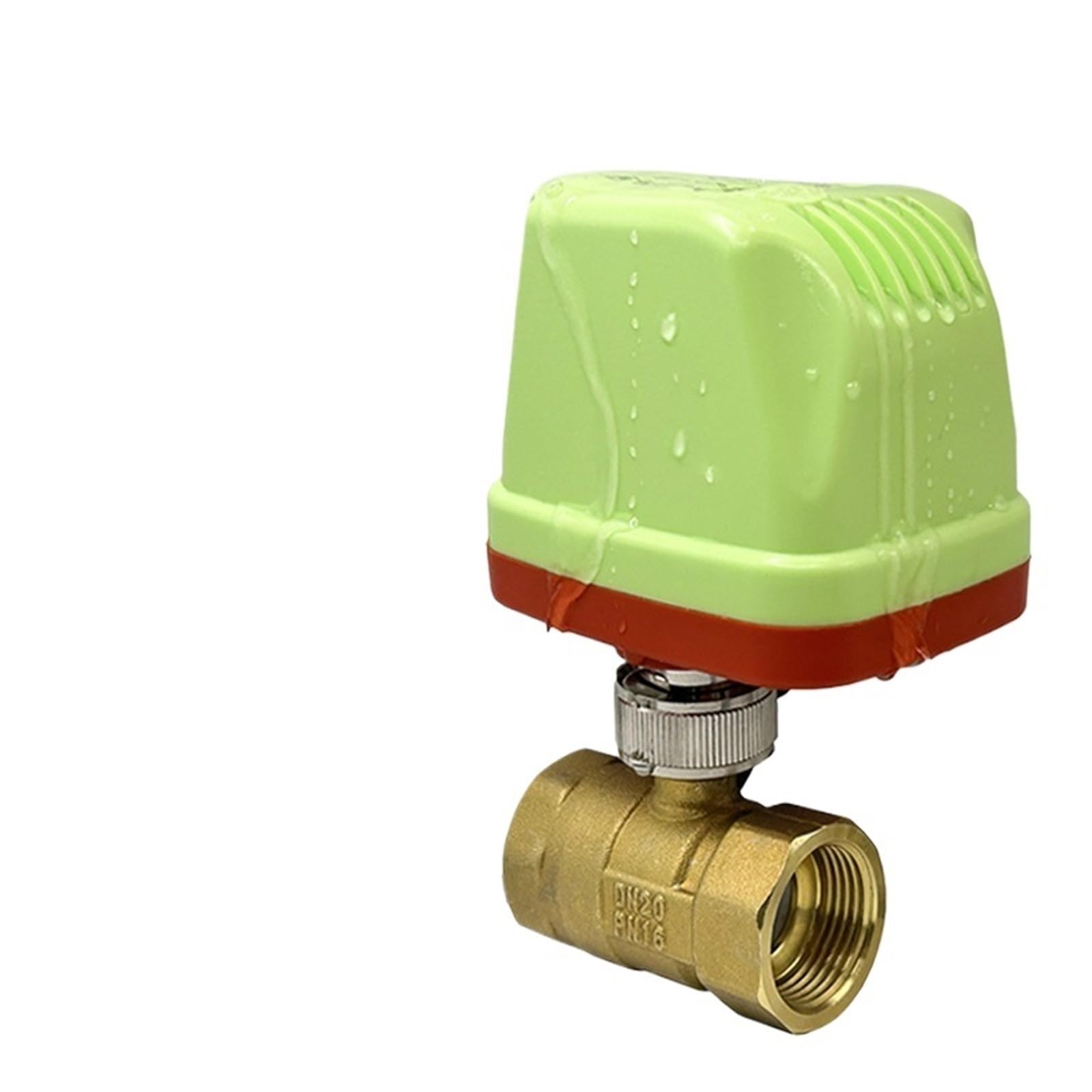 Válvula de bola motorizada con cierre hermético CR04 y motor de 24V para agua