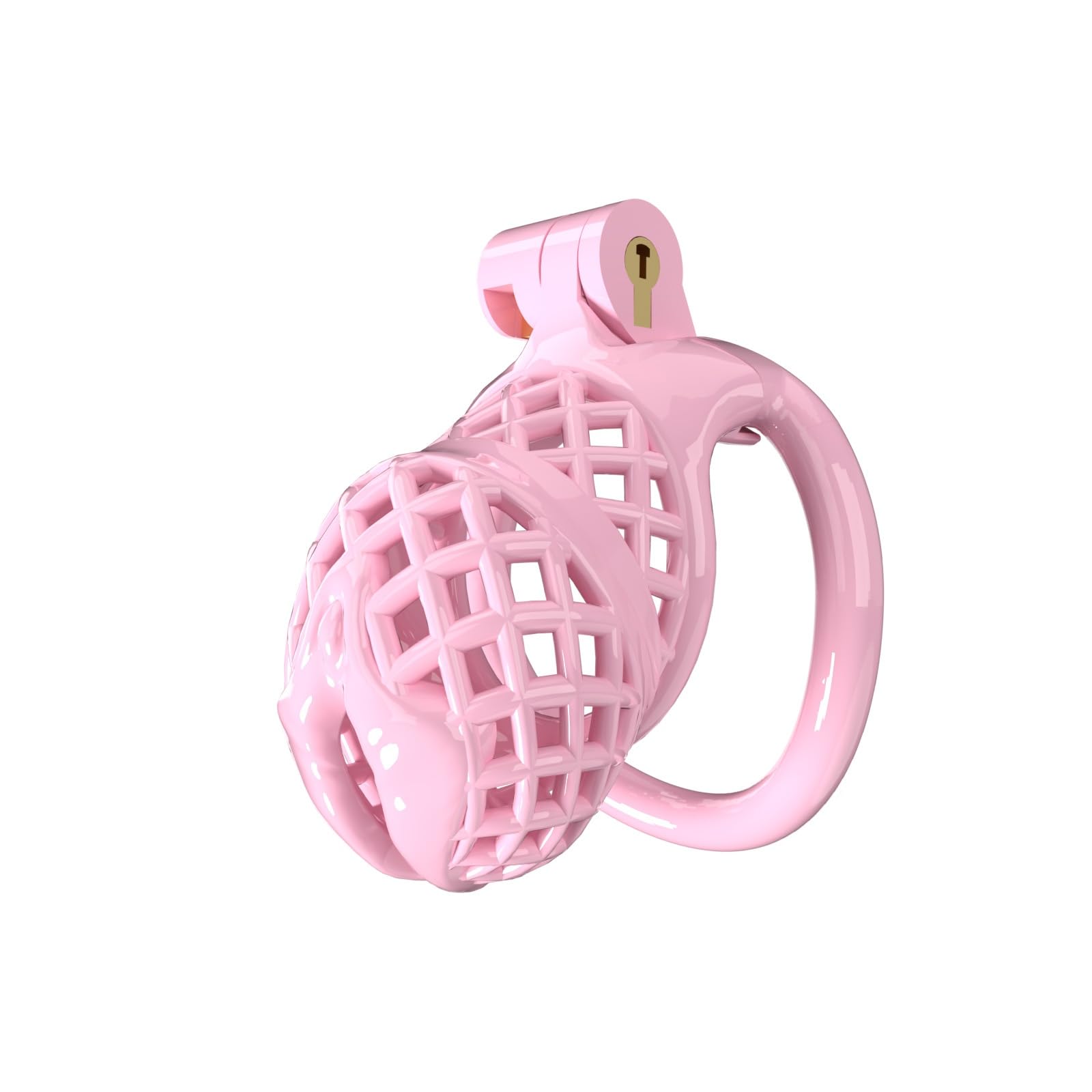 Hdynasty Gabbia Fitness da Uomo in Resina Rosa con Cinque Anelli