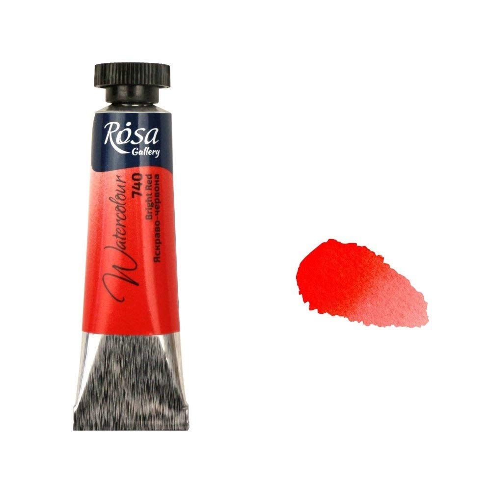 Gallery Red Professional Watercolour Paint, 10Ml Tubes, Artist Quality (Bright )
