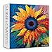 PICKFORU Sunflower Puzzles for Adults 1000 Pieces, Colorful Gradient Flower Puzzle, Fine Art Jigsaw Puzzles 1000 Pieces Painting, Sunflower Floral Puzzle as Sunflower Decor