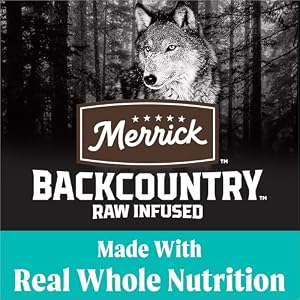 Merrick Backcountry Grain Free Dry Adult Dog Food, Kibble With Freeze Dried Raw Pieces, Game Bird Recipe - 20.0 lb. Bag Merrick Backcountry Grain Free Dry Adult Dog Food Kibble With Freeze Dried Raw Pieces Game Bird Recipe 200 lb Bag