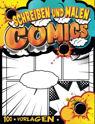 Kreatives Comic Zeichenbuch Kinder: Leeres Comicbuch | Schreib-...