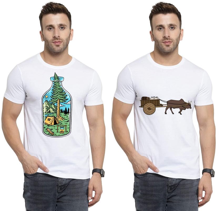 Tahira - Where Fashion Begins | MK-004| Polyester Graphic Print T-Shirt | for Men & Boy