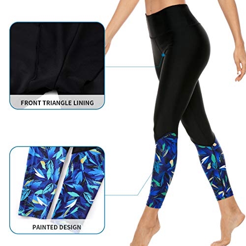 Image of ATTRACO Swimming Pants for Women High Waisted Swim Pants Swim Leggings Swim Tights