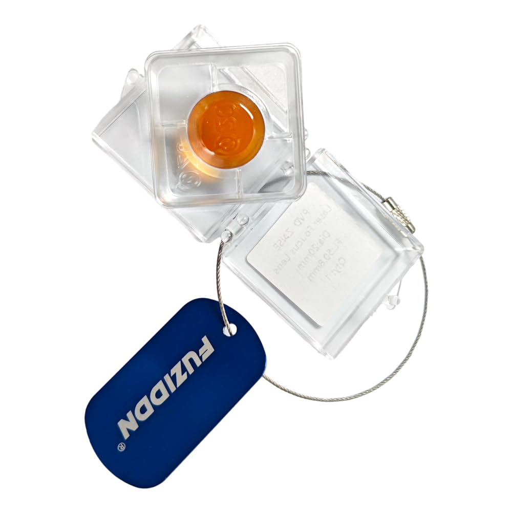 Lente di messa a fuoco laser CO2 – Ricambio per macchine per incisione laser 40 W-200 W, CVD ZnSe diametro 20 mm FL50,8 mm (compatibile con sistemi universali/OMTech/K40)