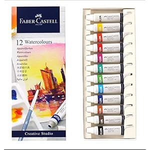 Faber-Castell Creative Studio Watercolours, 5 ml – Set of 12