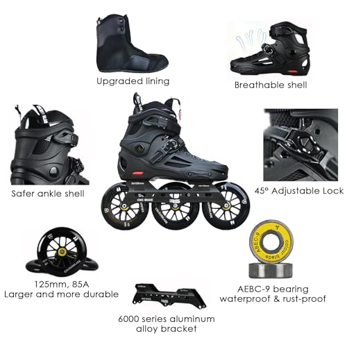 Patins à roues alignées haute vitesse pour le slalom - 4
