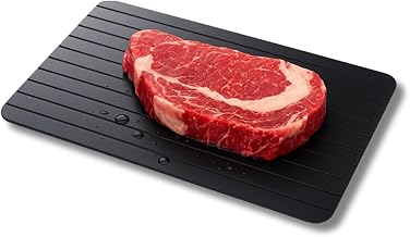 Tabua Descongelar Carne, Frango, Peixe e Legumes – Bandeja Magica Antiaderente Defrost Rapido Sem Energia