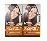 Kativa Keratin und Arganöl Brasilianisches Glättungsset 2X150 Ml