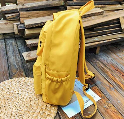 Mochila Impermeável Feminina Escolar Fashion Resistente (Preto)