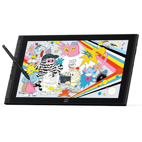 XPPen Artist 16 3rd Drawing Tablet with Screen 15.4 Pen Display with X4 Smart Chip Stylus 16K Pressure Sensitivity Dual Dial & 8 Shortcut Keys for Windows/Mac/Android Requires Computer Connection