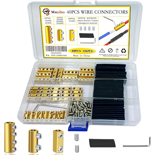Terminal de conexion rapida de cables con tubos aislantes y llave allen