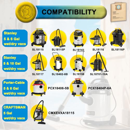 La Mejor Lista de Bolsas para aspiradores de trineo para comprar online. 15 Imagen adicional