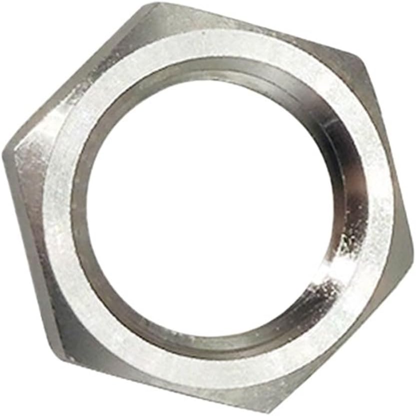 2pcs Pipe Fitting Stainless Steel ss 304 Hex Nuts Hex Nuts 1/8" 1/4" 3/8" 1/2" 3/4" 1" 1-1/4" 1-1/2" BSPT Thread Adapter(DN6)