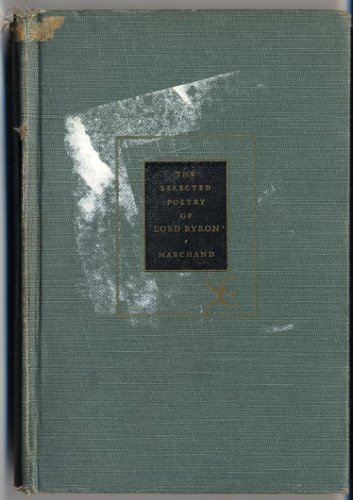 Selected Poetry of Lord Byron B000MF5Y0Y Book Cover