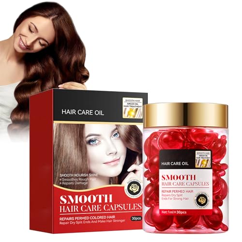 Eazerom 11 Suero Tratamiento Capilar, Cápsulas para el Cuidado del Cabello, Suero de Aceite para el Cabello, 30 Cápsulas de Cuidado Capilar, Suero Hidratante Anti-Frizz