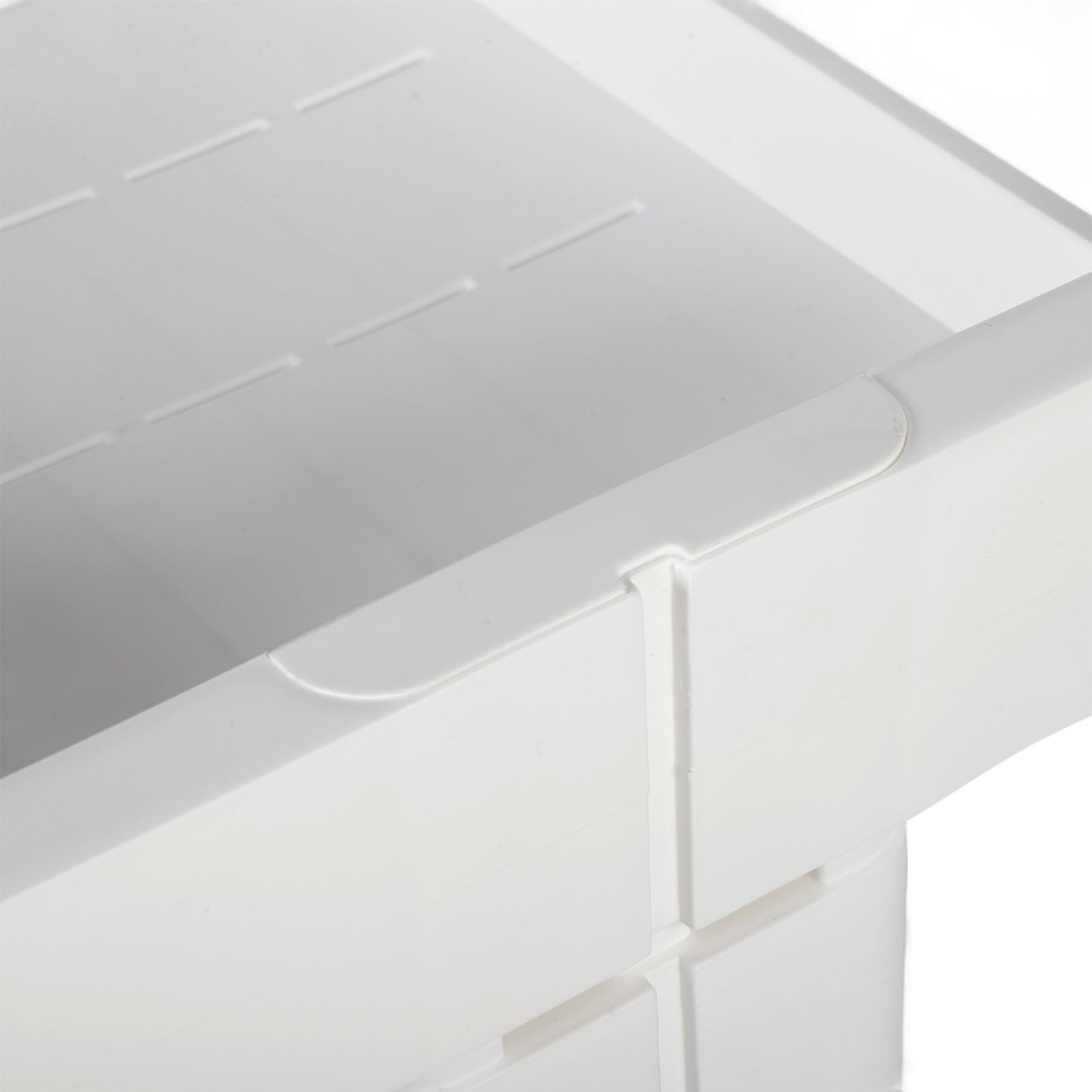Carrello per Salone con Ruote Girevoli e Design Scavato per Riporre Saloni e Negozi di Tatuaggi Realizzato in Materiale PP Ecologico Dimensioni 45 X 32 X 94 Cm