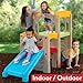 Simplay3 Young Explorers Adventure Climber and Slide - Indoor Outdoor Backyard Playset for Toddlers and Kids