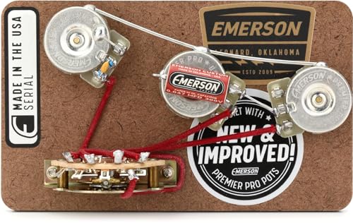 Emerson カスタム 5ウェイ 配線済みキット フェンダーストラトキャスター用 - 250Kポット