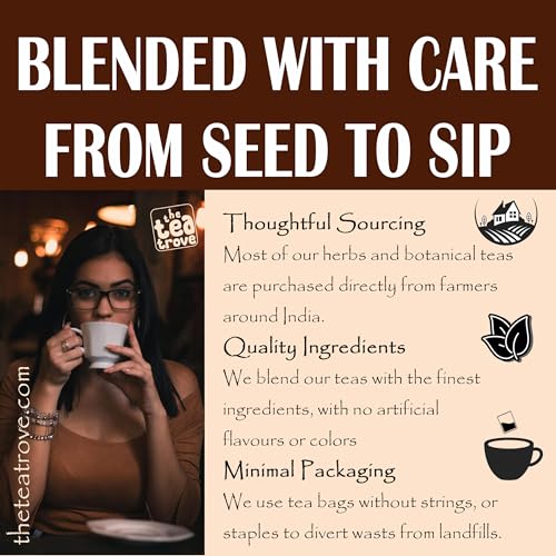 Image of The Tea Trove Assorted Tea Sampler Pack - Flavoured Gift Set (30 Count) With Coaster Hampers | Gift Box Including Green, Organic Herbal & Black Tea Bags
