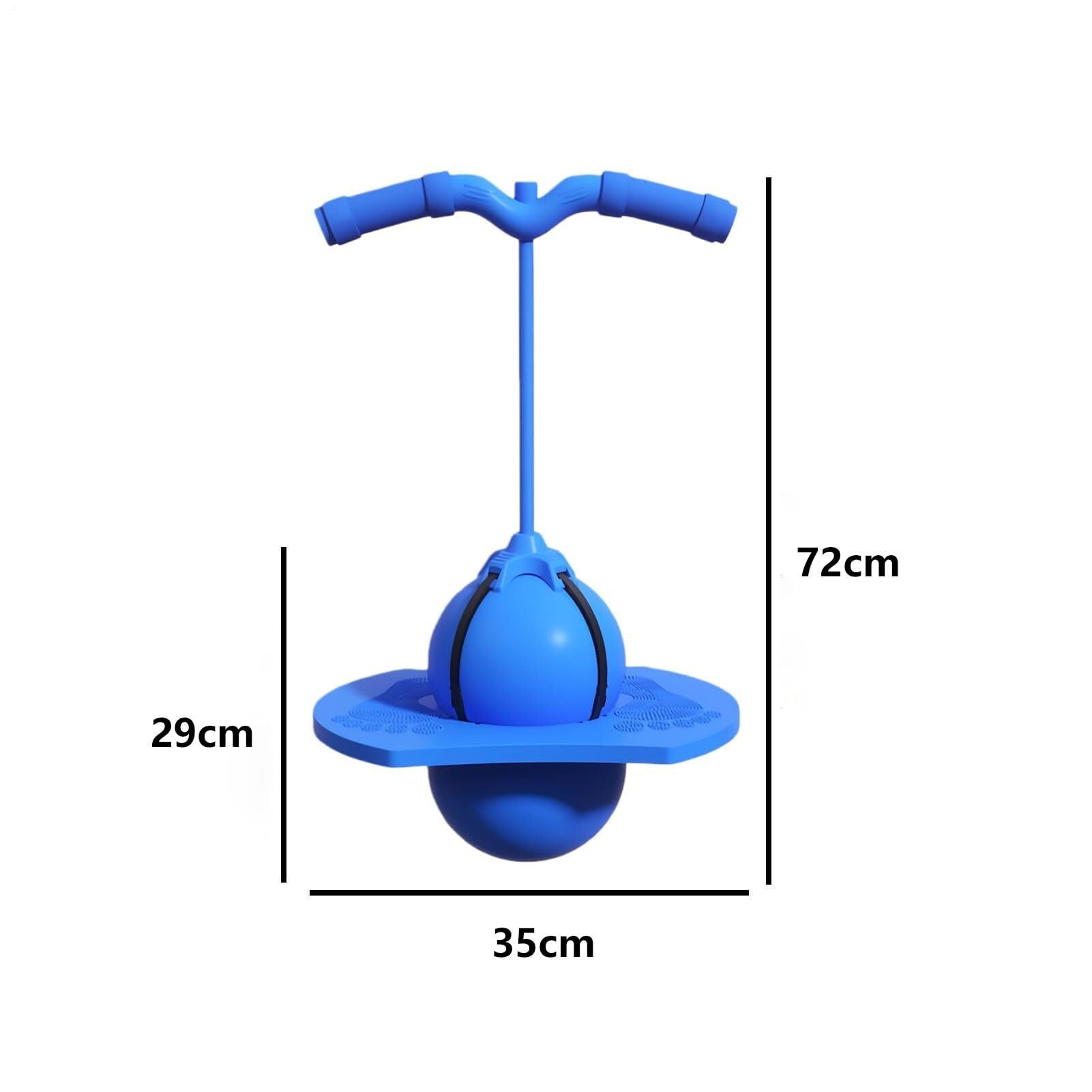 Tabla de Equilibrio con Pelota saltarina y Asas, Adecuada para niños y Adultos - Pelota saltarina Antideslizante para coordinación y Entrenamiento físico. — view 8