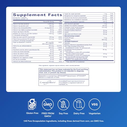 Image of Pure Encapsulations Polyphenol Nutrients | Hypoallergenic Nutrient Dense Multivitamin /Mineral Formula | 180 Capsules