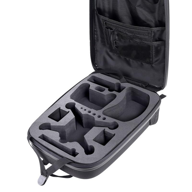Zaino Portatile Guscio Rigido per Borsa Impermeabile Fodera in Eva Occhiali Antiurto Custodia di Controllo V2 per Drone DJI FPV