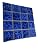 Tenedos T?PACFD-PL Ultramarine Blue Water Splash Effect Square 3x3 Porcelain Pool Mosaic Floor Wall Tile Backsplash for Kitchen, Bathroom Shower, Swimming Pool, Accent Decor (1 Sheet)