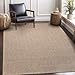 CAMILSON Easy Jute Rug 5x7, Indoor Outdoor Natural Color Fiber Area Rugs for Living Room Patio and Kitchen Rug Herringbone Seagrass Woven Design Easy-Cleaning Washable Outside Carpet Alfombras 5 x 7