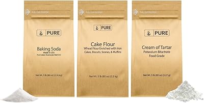 Pure Original Ingredients Baked Goods Bundle (5 lb), Fine Powders, DIY, Baking & More, Pure & Undiluted